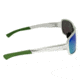 Breed Cosmos Sunglasses, Silver Titanium Frame, Blue-Green Lens BSG013SR