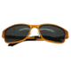Breed Hydra Sunglasses, Orange Titanium Frame, Black Lens BSG022OG