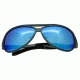 Breed Langston Sunglasses, Silver Titanium Frame, Blue Lens BSG012SR