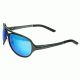 Breed Langston Sunglasses, Silver Titanium Frame, Blue Lens BSG012SR