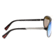 Breed Octans Sunglasses, Gunmetal Titanium, Green Lens BSG028ST
