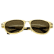 Breed Orion Sunglasses, Gold Titanium Frame, Brown Lens BSG020GD