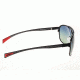 Sunglasses Apollo 006BK, Black Titanium Frame, Blue/Yellow  Lens