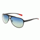 Sunglasses Apollo 006BK, Black Titanium Frame, Blue/Yellow  Lens