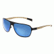Sunglasses Atmosphere 004BK, Black Titanium Frame, Blue Mirror Lens