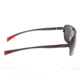 Sunglasses Atmosphere 004GM, Gunmetal Titanium Frame, Black Lens