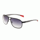 Sunglasses Concorde 001BK, Black Titanium Frame, Black Lens