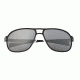 Sunglasses Concorde 001GM, Gunmetal Titanium Frame, Slver Lens