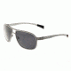 Sunglasses Concorde 001SR, Silver Titanium Frame, Black Lens