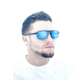 Sunglasses Meridian 003BN, Brown Titanium Frame, Brown/Gradient Lens