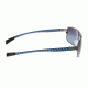 Sunglasses Meridian 003SR, Silver Titanium Frame, Blue/Gradient Lens