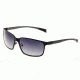 Sunglasses Neptune 008BK, Black Titanium Frame, Black Gradient Lens