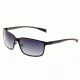 Sunglasses Neptune 008BK, Black Titanium Frame, Black Gradient Lens
