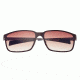 Sunglasses Neptune 008BN, Brown Titanium Frame, Brown/Gradient Lens