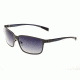 Sunglasses Neptune 008GM, Gunmetal Titanium Frame, Black Gradient Lens
