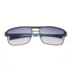 Sunglasses Taurus 005BN, Brown Titanium Frame, Blue/Gradient Lens