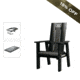 Breeo X Series Chair + Accessories 80253455, Gray, BR-X-GYCU