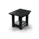 Breeo X Series Side Table CE773D53, White, BR-X-WHST