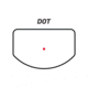 Alpen OMNI-4 Red LED Inverted Waterproof Precision Reflex Sight,30 MOA, Black, 23-20400