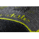 Bridgedale Hike Midweight Merino Endurance Boot Pattern Socks - Mens, Grey/Lime, Extra Large, 710092-118-XL