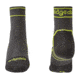 Bridgedale Lightweight Ankle Plus Socks - Mens, Dark Grey/Lime, Large, 710090-826-L
