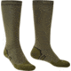 Bridgedale Midweight Knee Socks - Mens, Khaki/Olive, Medium, 710086-115-M