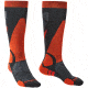 Bridgedale Ski Lightweight Socks - Mens, Graphite/Orange, Medium, 710550-135-M