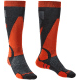 Bridgedale Ski Lightweight Socks - Mens, Graphite/Orange, Medium, 710550-135-M