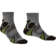 Bridgedale Trailsport Lightweight T2 Merino Cool Comfort 3/4 Crew Socks - Mens, Black, Medium, 710182-845-M