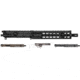 Brigade Manufacturing AR Complete 10.5 inch 5.56 Upper Receiver Forged w/ Handle and A2 Flash Hider, Black, Flat Dark Earth, Midnight Bronze, Tungsten
