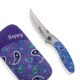 Brighten Blades Happy Folding Knife w/ Case, 2.56in, 8Cr13MoV Stainless Steel, Clip Point, Multi, BB-102