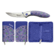 Brighten Blades Happy Folding Knife w/ Case, 2.56in, 8Cr13MoV Stainless Steel, Clip Point, Multi, BB-102