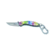 Brighten Blades Peace Keychain Folding Knife, 1.6in, 8Cr13MoV Stainless Steel, Clip Point, BB-121