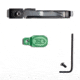 Briley EZ Bolt Release Lever for Benelli/Franchi w/ Anodized Paddle/Latch for SBE I, SBE II, Green, TSPA-15GRNL3.5