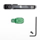 Briley EZ Bolt Release Lever for Benelli/Franchi w/ Anodized Paddle/Latch for SBE I, SBE II, Green, TSPA-15GRNL3.5
