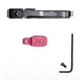 Briley EZ Bolt Release Lever for Benelli/Franchi w/ Anodized Paddle/Latch for SBE I, SBE II, Pink, TSPA-15PNKL3.5