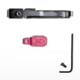 Briley EZ Bolt Release Lever for Benelli/Franchi w/ Anodized Paddle/Latch for SBE I, SBE II, Pink, TSPA-15PNKL3.5