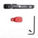 Briley EZ Bolt Release Lever for Benelli/Franchi w/ Anodized Paddle/Latch for SBE I, SBE II, Red, TSPA-15REDL3.5