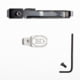 Briley EZ Bolt Release Lever for Benelli/Franchi w/ Anodized Paddle/Latch for SBE I, SBE II, Silver, TSPA-15SILL3.5