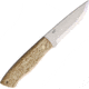 Brisa Trapper 95 Curly Birch Knife, 3.75 satin finish 01 tool steel blade, Curly Birch handle, 076-2053-1558