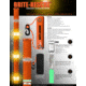 Brite Strike Technologies BRITE-RESCUE SIGNAL SYSTEM, ORANGE, 1.5X5INCH, BRSS-06