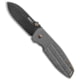 BRNLY SQD-2 Folding Knife, 2.875in, Bohler M390 Stainless Steel, Spear Point Blade, Titanium, Gray Handle, Gray/Black, 7.00 inch, BHQ-178717