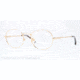 Brooks Brothers BB1018 Single Vision Prescription Eyeglasses 1526-47 - Gold Frame, Demo Lens Lenses