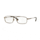 Brooks Brothers BB1033 Progressive Prescription Eyeglasses 1552-53 - Satin Brown Frame