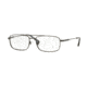 Brooks Brothers BB1033 Progressive Prescription Eyeglasses 1630-53 - Brushed Gunmetal Frame