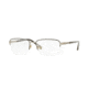 Brooks Brothers BB1044 Single Vision Prescription Eyeglasses 1002-54 - Silver Frame