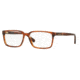 Brooks Brothers BB2032 Prescription Eyeglasses 6119-55 - Dark Brown Horn Frame