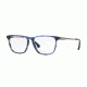 Brooks Brothers BB2034 Single Vision Prescription Eyeglasses 6113-52 - Navy Horn/brown Frame