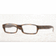 Brooks Brothers BB698-5291-5016 Eyeglasses with Rx Prescription Lenses 50 mm Lense Diameter / Taupe/brown Frame