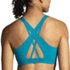 Brooks Dare Strappy Run Bra 2.0 - Womens, Lagoon, 30, 350088453.030AB